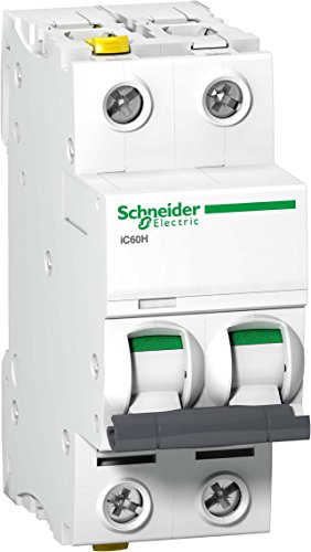Preisvergleich Produktbild Schneider A9F08201 Leitungsschutzschalter iC60H, 2P, 1A, D Charakteristik