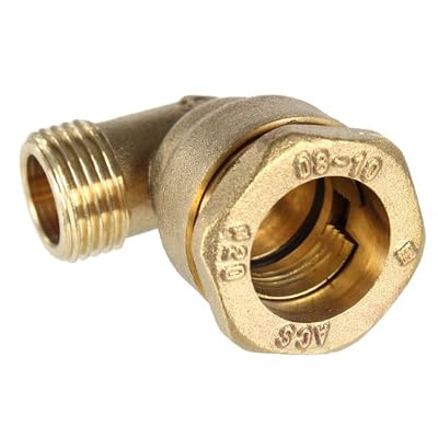 SOMATHERM - Raccords Laiton tube PE - Coude laiton 90° Mâle (20/27) 3/4" pour tube PE Ø25
