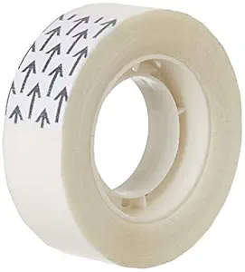 Amazon Brand - Solimo Matte Finish Tape (1.8 cm x 33 Meters)