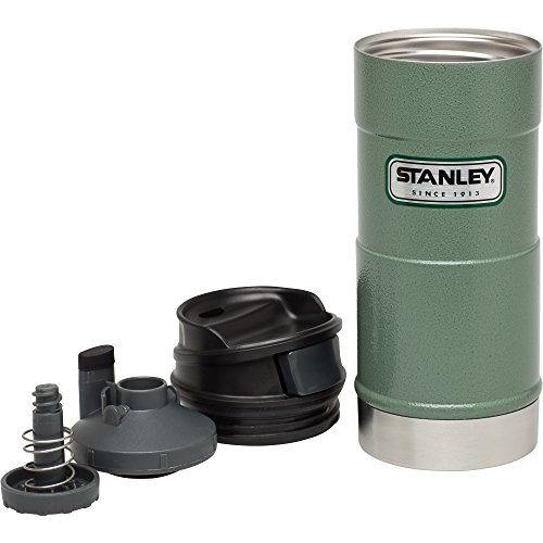 Stanley 0.35Litre Classic One Handed Vacuum Mug, Green - 4