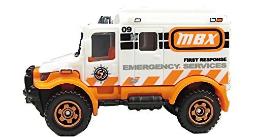 Preisvergleich Produktbild Matchbox Krankenwagen - 4x4 SCRAMBULANCE weiß - MBX Heroic Rescue - Rettungswagen Ambulance Sani Rotkreuz Rettung Ambulanz Malteser Notarzt KTW