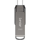 Lexar 256GB JumpDrive Dual Drive D400 USB 3.1 Type-C Flash Drive