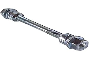 cyclingcolors axe de Roue Avant vélo Plein Argent 8mm x 135mm moyeu VTT Route Course Fixie singlespeed vill