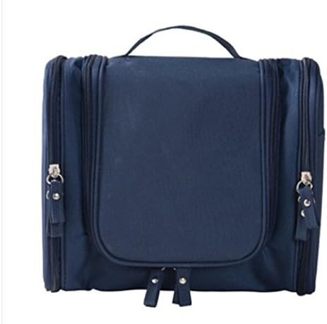 GUOYI®Portable Waterproof Hanging Large Capacity Bag Outdoor Cosmetic Wash Bag Travel Storage Bag Bathroom Organizer for Man &amp; Woman(Navy)