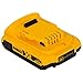 Price comparison product image Dewalt DCB183 2 Ah Li-Ion Battery Pack, 18 V, Black/Yellow
