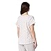 Rjr.John Rocha Womens Designer Cream Geometric Triangle Print Pyjama Top 12