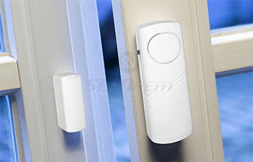 Funk-Türklingel – Tür und Fenster drahtlose Alarmanlage im drahtlos Türalarm Tür Alarm Sensor + Sirene haus alarmanlage sicherheit für haus Einbruch Diebstahl Schutz – Price xes (8) - 4