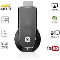 YADU WiFi Wireless Display Dongle 1080P Wireless HDMI Screen Mirror WiFi Dongle Display TV Dongle Receiver 1080P Easy Sharing Wireless Streaming