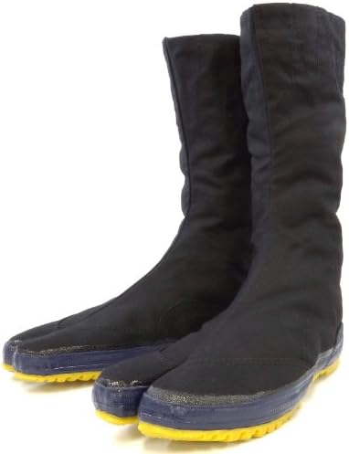 Rikio Tabi Shoes Black Hatashitabi (Outdoor Tabi) (JP 27cm approx. US Men siz...