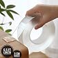 ALPHA BETA Double Sided Adhesive Tape, Transparent Strong Adhesive Traceless Tape Removable Washable and Reusable Anti…