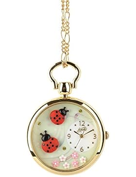 Didofà Halskette mit 3D Uhr analog Quarzwerk DF-3007B