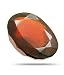 Vishal Gems 6.75 Ratti Certified Hessonite Garnet/Gomed Natural Gemstone Loose RS.836.00