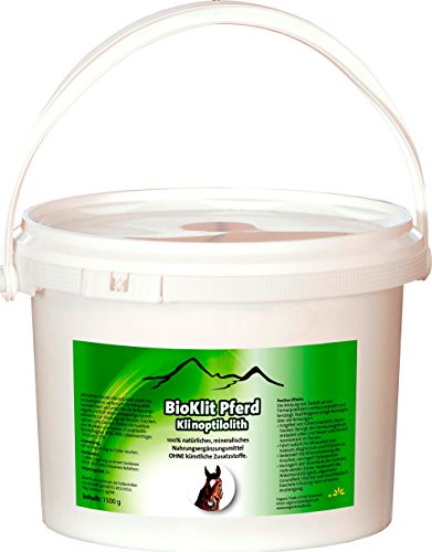 Preisvergleich Produktbild BioKlit Pferd / Höchst Reiner, Feinster Klinoptilolith - Zeolith / 1500 g / Konzentration und Leistung für Ihr Pferd