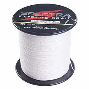 WorldCare 100m Super Strong Japan Multifilament PE Braided 6LB 8LB 10LB 15LB 20LB 30LB 40LB 50LB 60LB 70LB 80LB 90LB 100lb:White, 3.0
