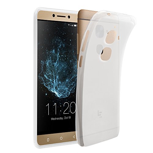 LeEco Le S3 Funda   Protector De Pantalla  Gzerma Funda Case Cover Silicona Premium  flexible  amortigua golpes  Carcasa Y PET Protector De Pantalla  Anti-ara  azos   Sin Burbujas  Para LeEco Le S3  5 5 Pulgadas  - Blanco