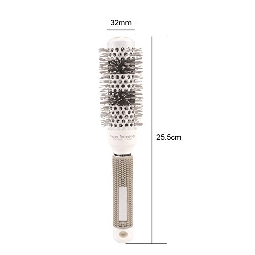 Ckeyin 5 Größen Hair Styling Keramik rund Bürste Friseur Haar Kamm Bürste - 6