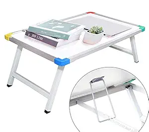 VeleSolv Multipurpose Plastic Foldable Board Study/ Learning/ Writing Table for Office and Home (16 x 24 Inch, White)