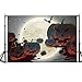 Produktbild TianranRT Halloween Kulisse 5x3FT Laterne Hintergrund Fotografie Atelier Dekoration (G)