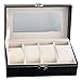 Produktbild TQ 8 Slots Grid PU Leder Armbanduhr Display Box Schmuck Aufbewahrungsbox Organizer Fall Uhr Display Box Storage Holder,B