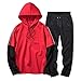 Produktbild Trainingsanzug Herren,Patchwork Sweatshirt + Hosen Sätze Sport Anzug Trainingsanzug, Binggong Herren Mantel