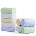 Produktbild Baby Waschlappen, 100% Bio Bambus Baby Bad Waschlappen Gesichtstücher, weiche hypoallergen saugfähigen 10 "X 10" Neugeborenen Handtuch Set für Jungen & Mädchen Great Baby Shower Geschenk | Baby-Reise-Bade-Set (9 Stück)
