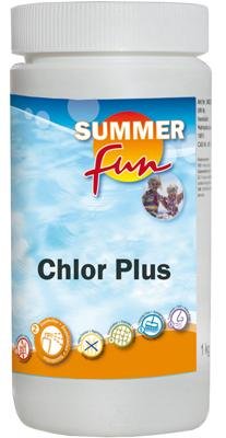 Summer Fun 502010790 Chlor Plus schnell wirkende Aktivsauerstoff-Chlorkombination, 1 kg