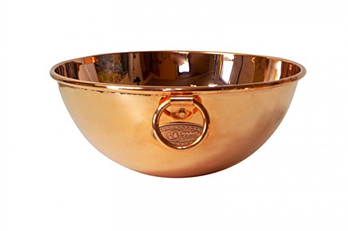 ‚CopperGarden®‘ Rührschüssel aus Kupfer – 24 cm Durchmesser – spezielle Kupferschüssel zum Rühren - 2