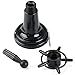 Neverland Beauty Cosmetology Mannequin Head Tripod Holder Stand Sucker Desk Table Holder Stand Clamp Black
