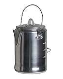 Camping Kaffeekanne Alu mit Perkolator (9 Tassen)