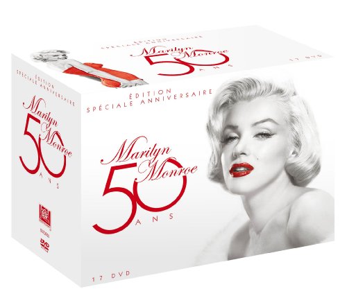 Book's Cover of Marilyn Monroe 50 ans Edition Spéciale Anniversaire  Coffret 17 films Édition Spéciale Anniversaire
