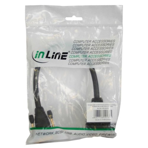 InLine 17301 DVI-I Adapter-Kabel (Stecker-auf-Buchse/Plus S-VGA Buchse) - 2