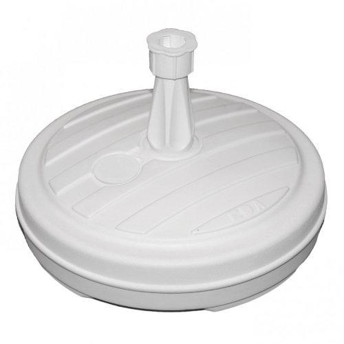 Sonnenschirmständer befüllbar Ø43cm weiss 13L Sonnenschirmhalter befüllbar