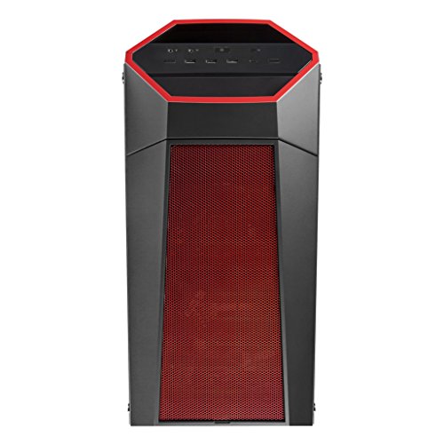 thunderobot Vulcan F701 – Gaming Desktop-PC (Intel Core i7 – 6800 K, 16 GB RAM, 256 GB SSD, Zotac GeForce GTX 1080 8 GB, Windows 10 Pro) schwarz und rot - 5