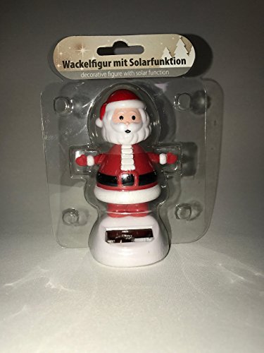 Preisvergleich Produktbild Solar-Wackelfigur Weihnachtsmann