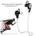 Produktbild elecfan Bluetooth Kopfhörer Roman Bluetooth V4.1 Wireless Earphones in Ear Kopfhörer Sweatproof Sport laufende Earbuds mit Noise Cancelling für All Android Cell Phones(Q9-Schwarz mit Weiss)