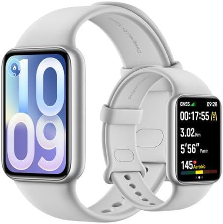 XIAOMI Smart Band 10 Pro, Fitness Tracker Uomo Donna, Argento