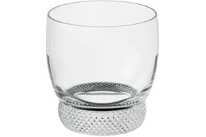 Villeroy & Boch - bicchiere whisky Octavie, nostalgico bicchiere in cristallo, decorazioni sulla base, trasparente, lavabile in lavastoviglie, 360 ml
