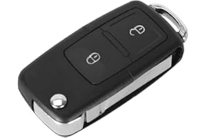 KUYUANSU 2 Button Remote Flip Folding Car Key Shell for VW MK4 Bora Golf 4 5 6 Passat Polo Bora Touran