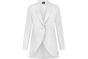 19V69 ITALIA Damski blezer, mono, biały (6 sztuk), biały, XL