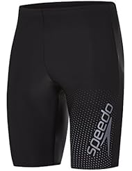 Speedo Logo de Gala Jammer, niña, Gala Logo, Black/Usa Charcoal, 26