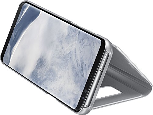 Samsung S8  Clear View Standing  Funda para smartphone Samsung Galaxy S8 Plus  Plateado