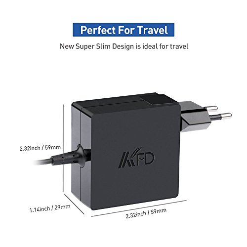 KFD Ultrabook Ladegerät 45W Netzteil Ladekabel für Asus Vivobook F201E Q200E S200E R103BA X200LA R200CA F200MA F200LA X200CA X201E X202E X200M X200MA F102BA X102BA C200MA C300MA AD890326 AD890528 ADP-33AW A - 6
