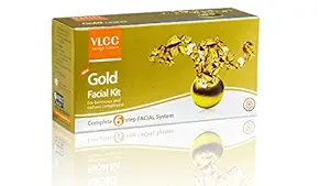 VLCC Facial Kits (VLCC Natural Sciences Gold Facial Kit for Luminous and Radiant Complexion 60g)