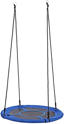 hippier Children Flying Saucer Platform Nest Swing Kit - 400 lb Weight Capacity [UK STOCK] (Blue)