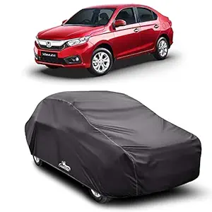 DREAM STORE - Water Resistant - dust Proof - car Body Cover for Compatible with Honda Amaze car Cover - Water Resistant UV Proof - car Body Cover (Grey Without Mirror)