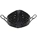 Produktbild Coole Mens Long Spike besetzte Steampunk Ledermaske Biker Rock (Farbe : Schwarz)