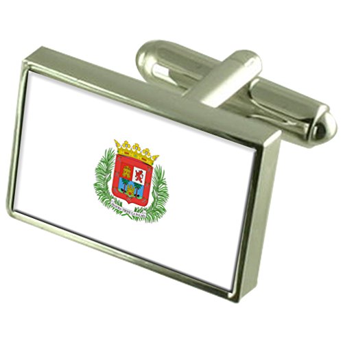 Preisvergleich Produktbild Las Palmas Stadt Spanien Flagge Manschettenknöpfe