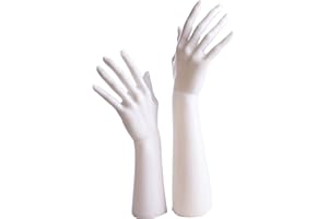 Eurohandisplay D3/4 2X Dekohand,Dekohände,Schmuckhand, Schmuckhalter,Schaufensterpuppe weiß