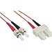 Produktbild Patch-Kabel - ST multi-mode (M) - SC multi-mode (M) - 15 m - Glasfaser - 62,5/125 Mikrometer - ( OM2 ) - halogenfrei