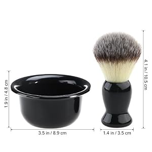 Rosenice Mens Shaving Kit Shave Brush Stand and Shaving Mug Set for Father's Day Gift - Image 7